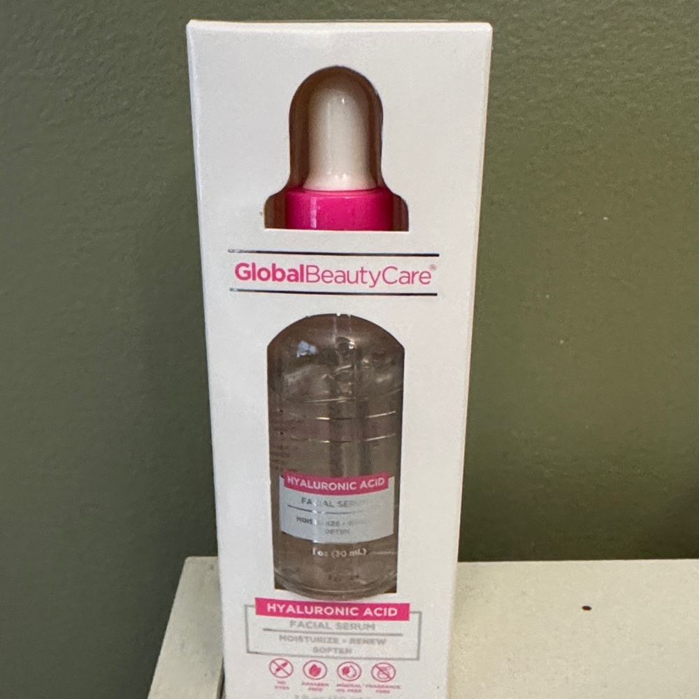 Global Beauty Care Hyaluronic Acid Facial Serum - Pink